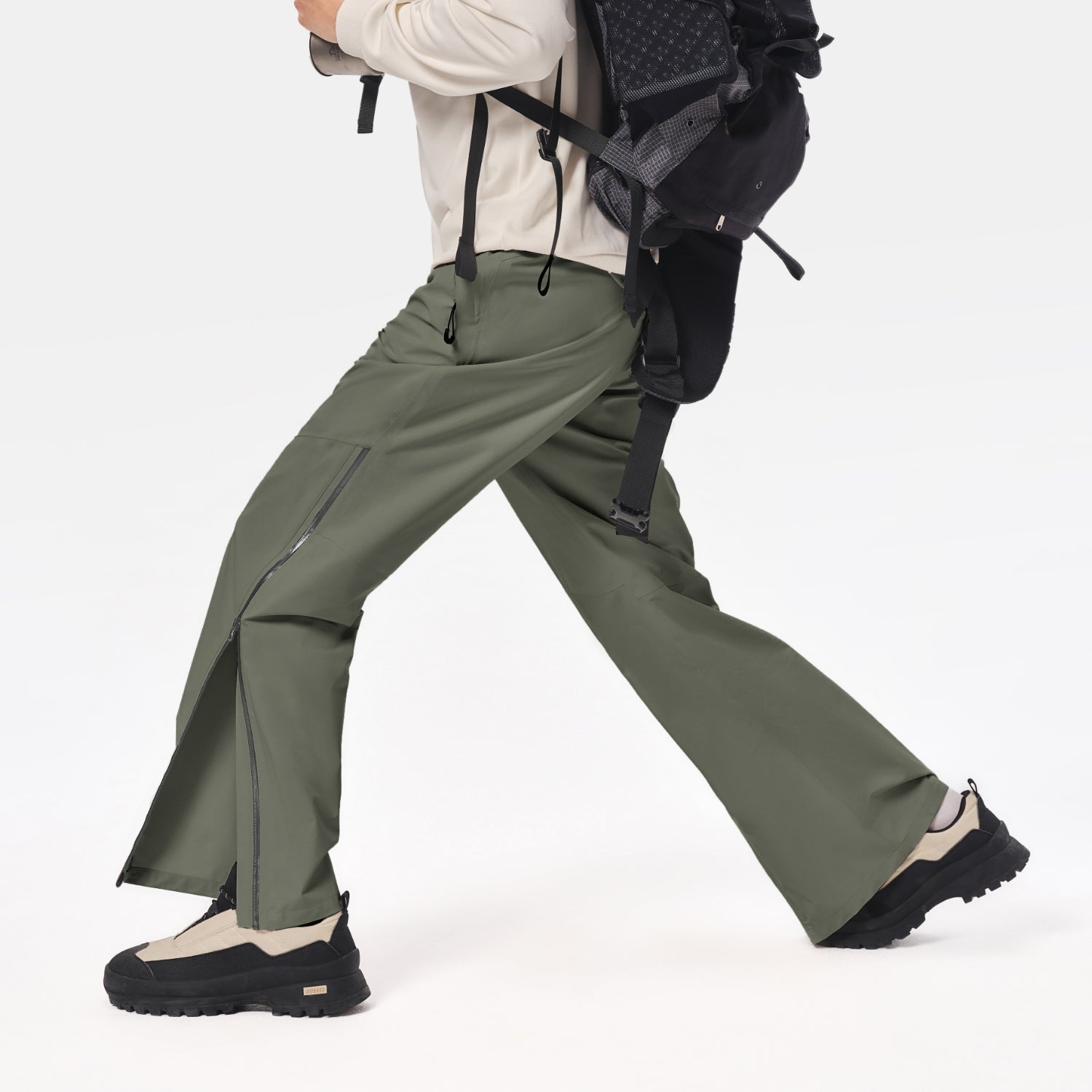 PELLIOT(ペリオ)メンズ アウトドアシェルパンツ 登山用パンツ 通気・防水・耐摩耗性