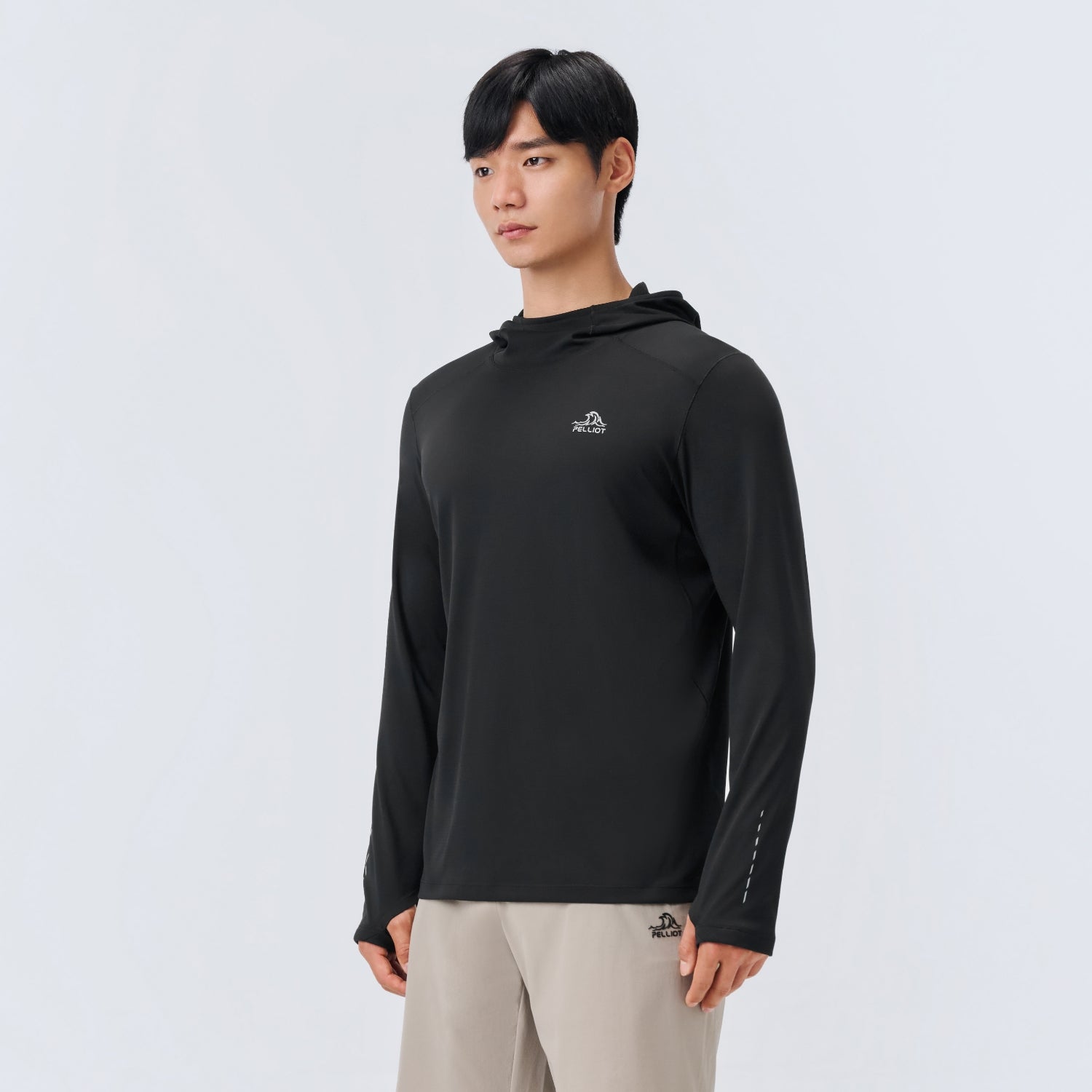 PELLIOT(ペリオ)メンズ速乾長袖Tシャツ  トレーニングウェア  抗菌・吸汗