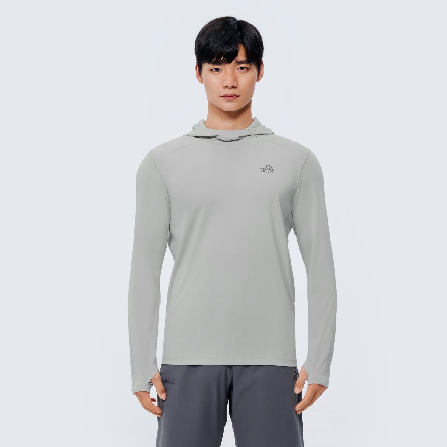PELLIOT(ペリオ)メンズ速乾長袖Tシャツ  トレーニングウェア  抗菌・吸汗