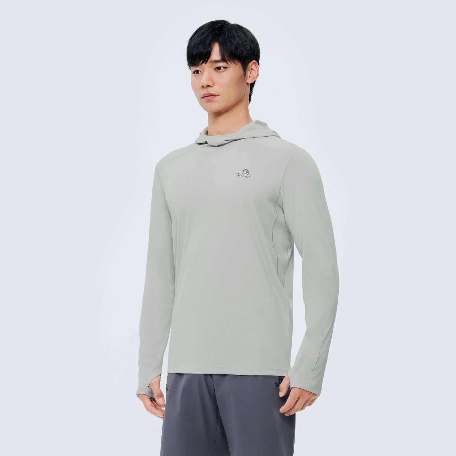 PELLIOT(ペリオ)メンズ速乾長袖Tシャツ  トレーニングウェア  抗菌・吸汗
