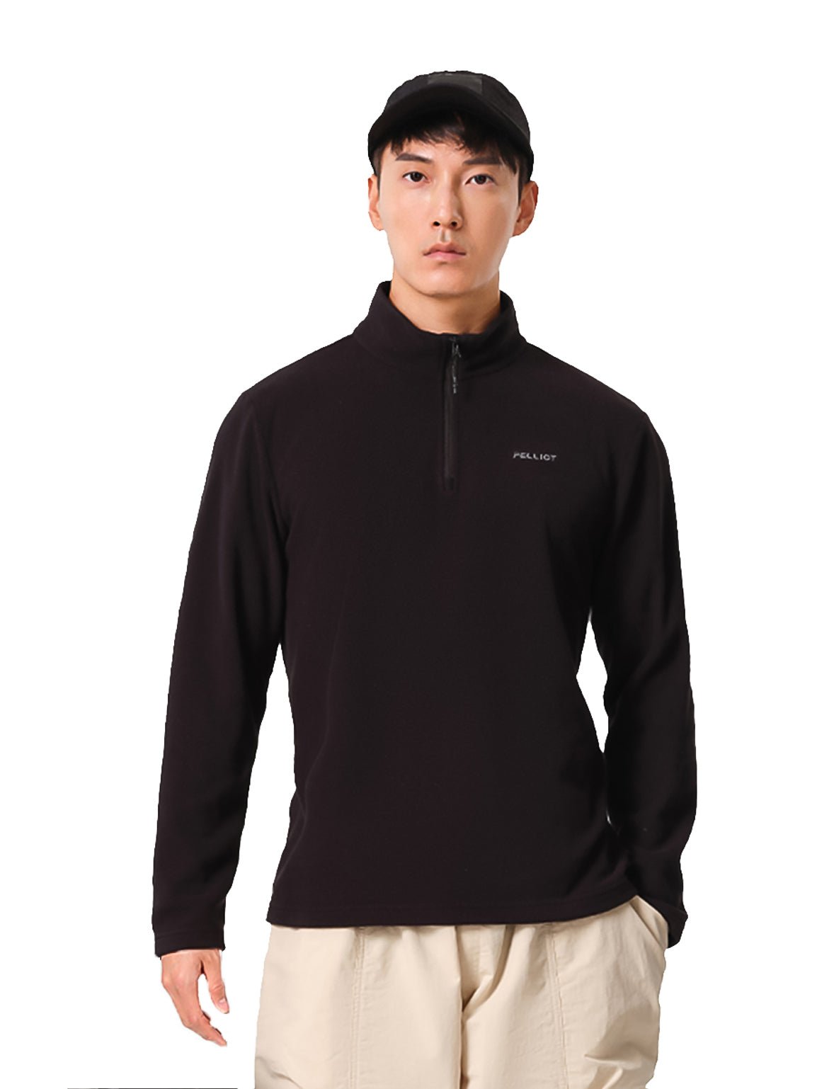PELLIOT メンズ フリース インナー ジャケット ハーフジップスウェットシャツ - Pelliot Japan