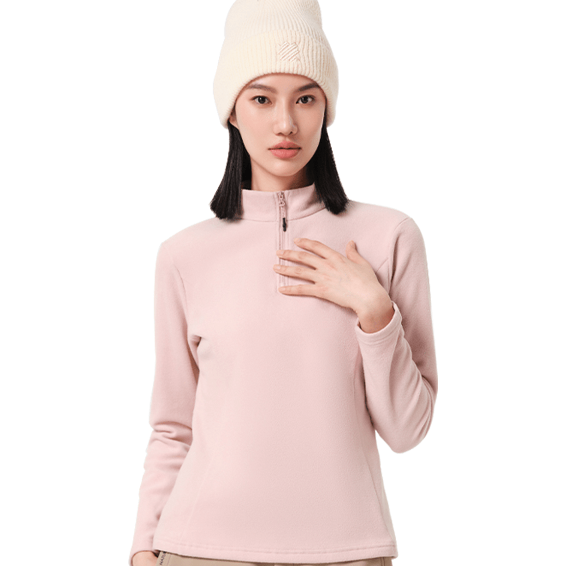 PELLIOT レディースフリース インナー ジャケット ハーフジップスウェットシャツ - Pelliot Japan